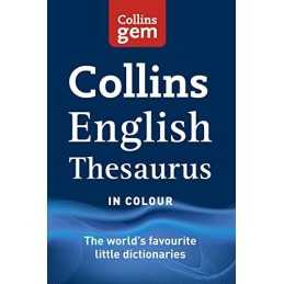 Collins Gem English Thesaurus (Collins Gem) by Collins Dictionaries Book The