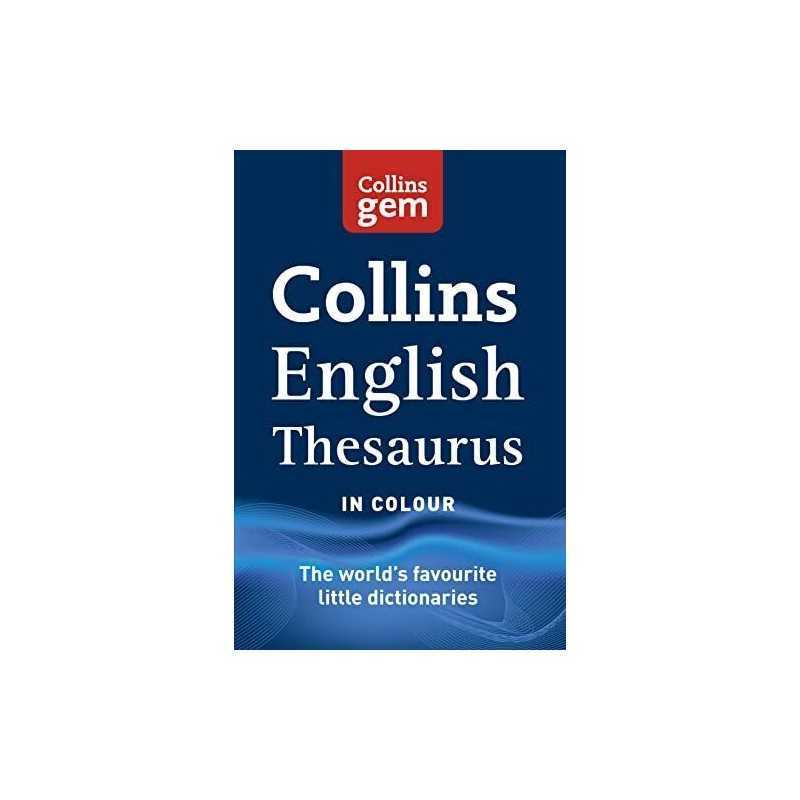 Collins Gem English Thesaurus (Collins Gem) by Collins Dictionaries Book The