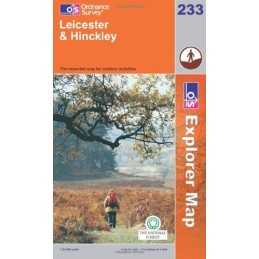 Ordnance Survey Explorer Map 233 Leicest... by Ordnance Survey Sheet map, folded