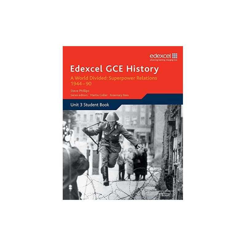 Edexcel GCE History: A World Divided: Superpower Relations 194... Paperback Book