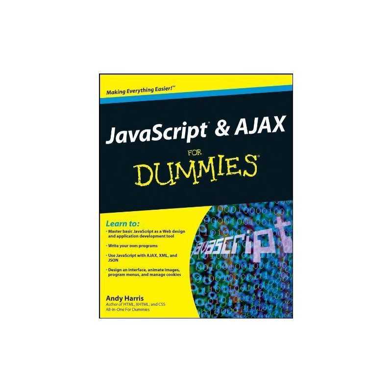 JavaScript & Ajax for Dummies by Harris, Andy Paperback Book