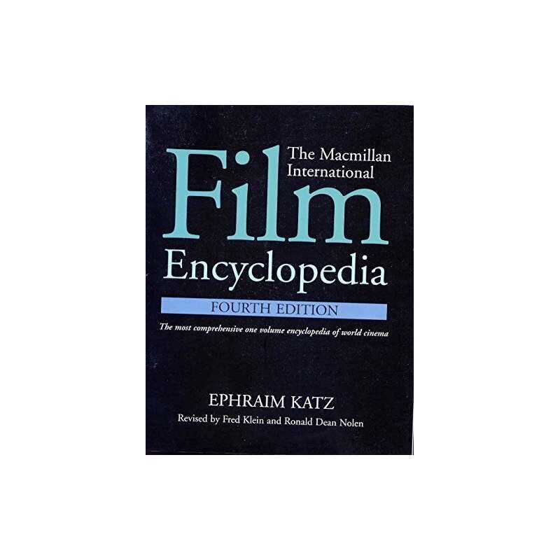 Macmillan International Film Encyclopedia 4th by Katz, Ephraim Paperback The