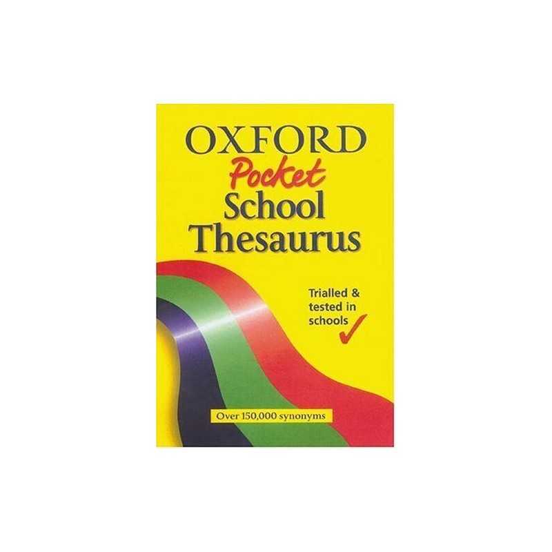 OXFORD POCKET SCHOOL THESAURUS by Spooner, Alan Paperback Book  Fast