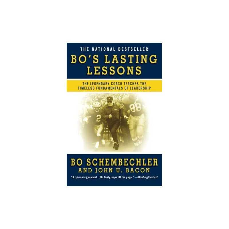 Bos Lasting Lessons: The Legendary Coach Teaches... by U. Bacon, John Paperback