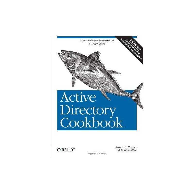 Active Directory Cookbook (Cookbooks (OReilly)) by Robbie Allen Paperback Book
