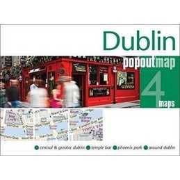 Dublin PopOut Map: pop-up city street map of Dublin city centr... by PopOut Maps