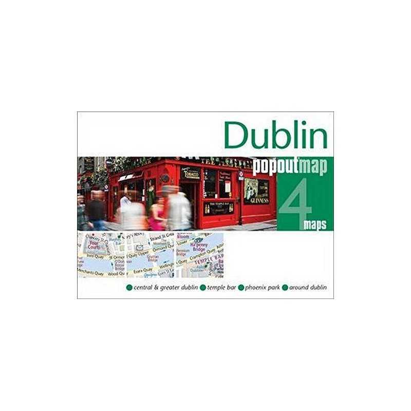 Dublin PopOut Map: pop-up city street map of Dublin city centr... by PopOut Maps