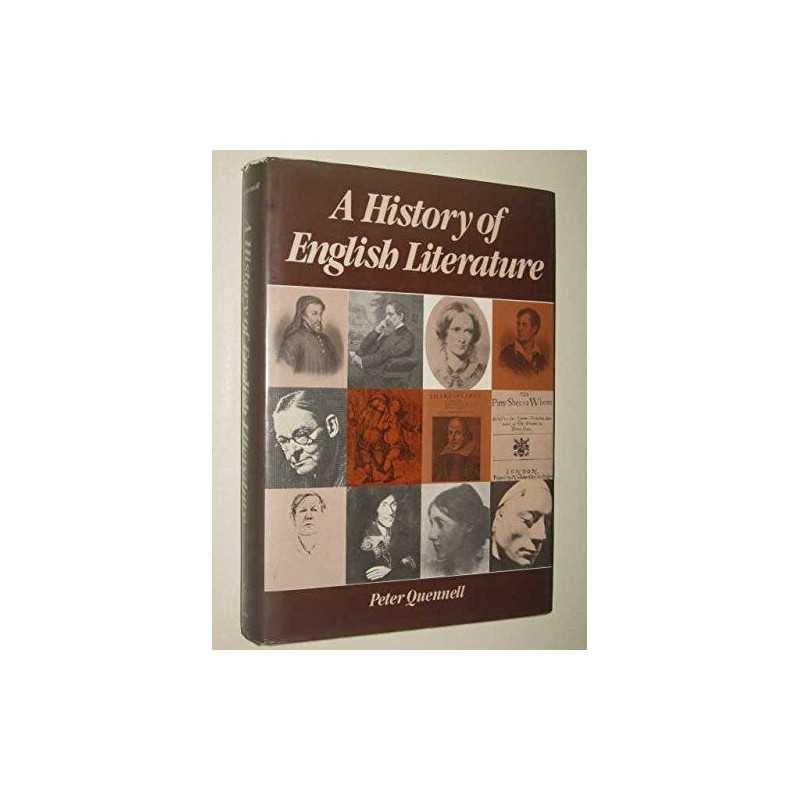 History of English Literature by Quennell, Peter Hardback Book  Fast
