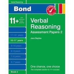 New Bond Assessment Papers Verbal Reasoning 10-11+ Years Book 2 by Jane Bayliss