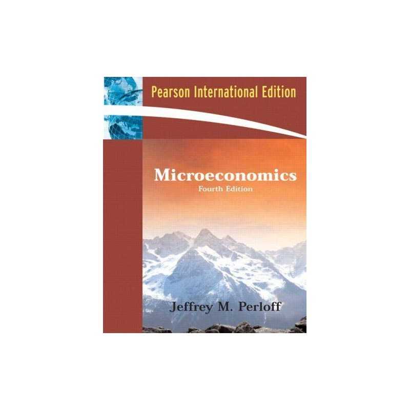 Microeconomics: International Edition by Perloff, Jeffrey M. Paperback Book The