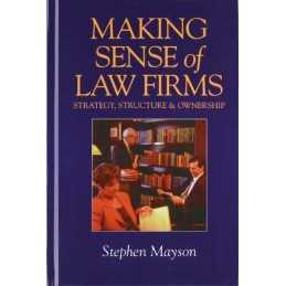 Making Sense of Law Firms: Strategy, Structure an... by Mayson, Stephen Hardback