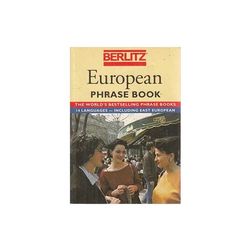 European Phrase Book with Dictionary..., Berlitz Guides