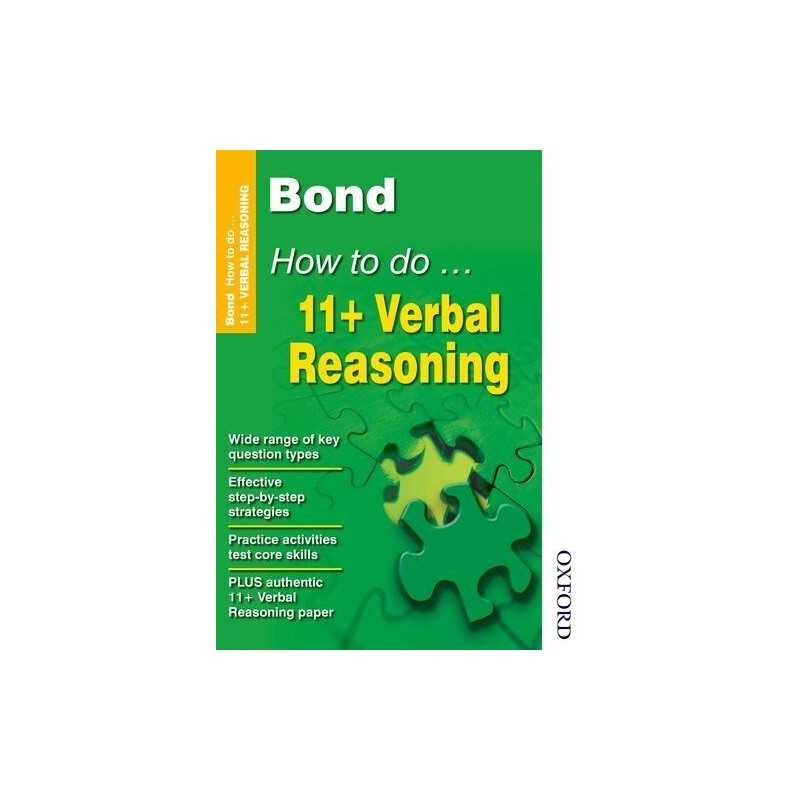 Bond How to do 11+ Verbal Reasoning New Edition by Primrose, Alison Paperback
