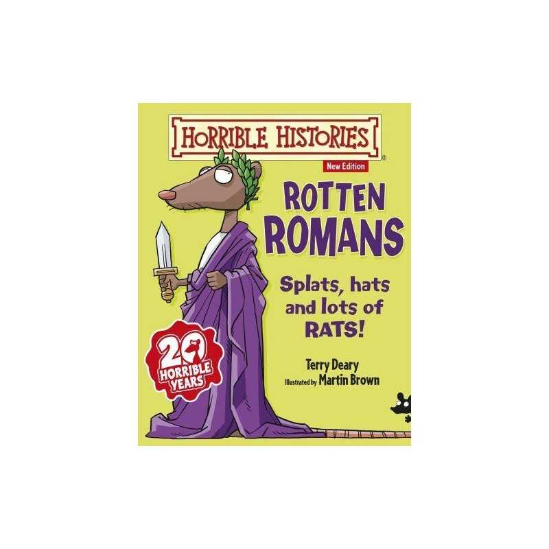Rotten Romans - Junior Edition (Horrible Histories) by Terry Deary Book The