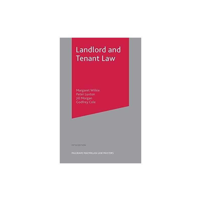Landlord and Tenant Law (Palgrave Macmillan Law... by Wilkie, Margaret Paperback