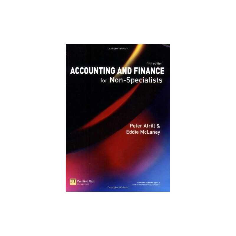 Accounting and Finance for Non-Specialists by McLaney, Eddie Paperback Book The