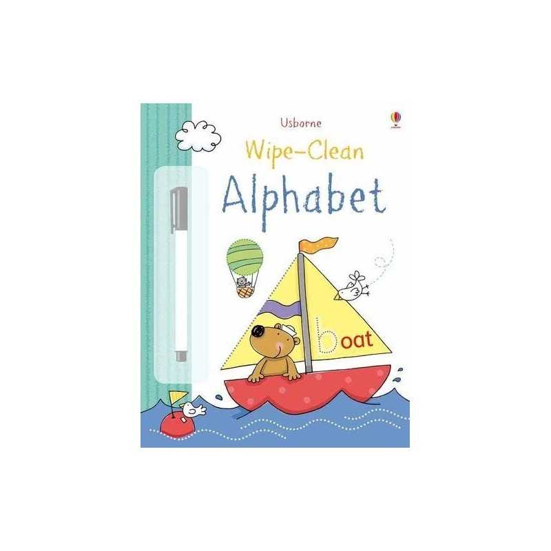 ABC (Usborne Wipe Clean Books): 1 by Nicola Hall Paperback Book  Fast