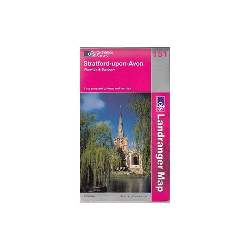 Stratford-upon-Avon, Warwick and Banbury... by Ordnance Survey Sheet map, folded