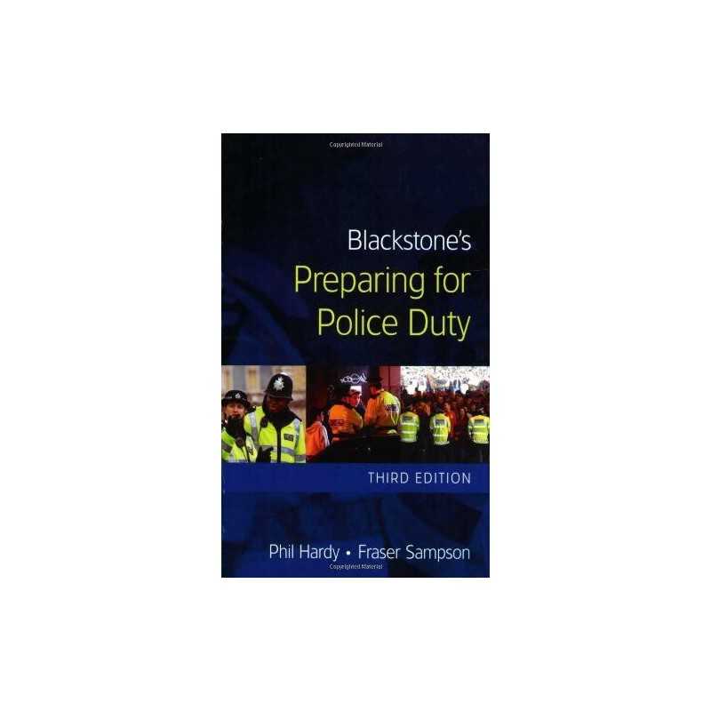 Blackstones Preparing for Police Duty by Hardy, Phil Paperback Book