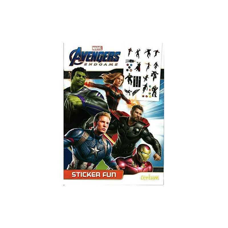 Avengers Endgame Marvel Sticker Fun Activity Book Centum Word Games... by Centum
