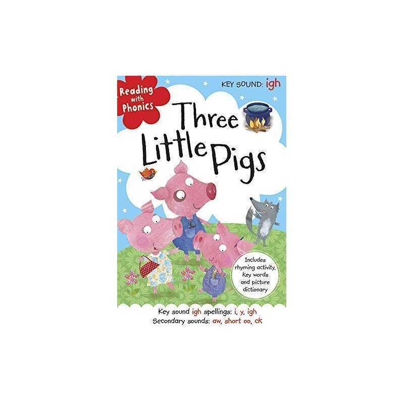 Three Little Pigs (Reading with Phonics) by Make Believe Ideas Book