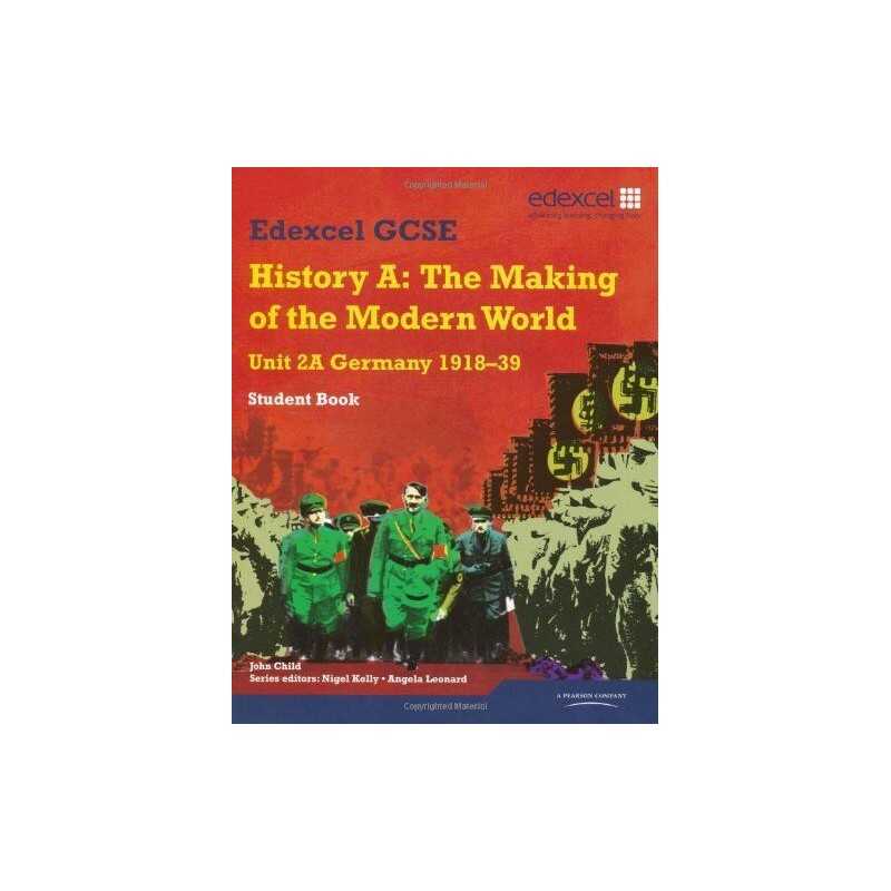 Edexcel GCSE Modern World History Unit 2A Germany 19... by Child, John Paperback