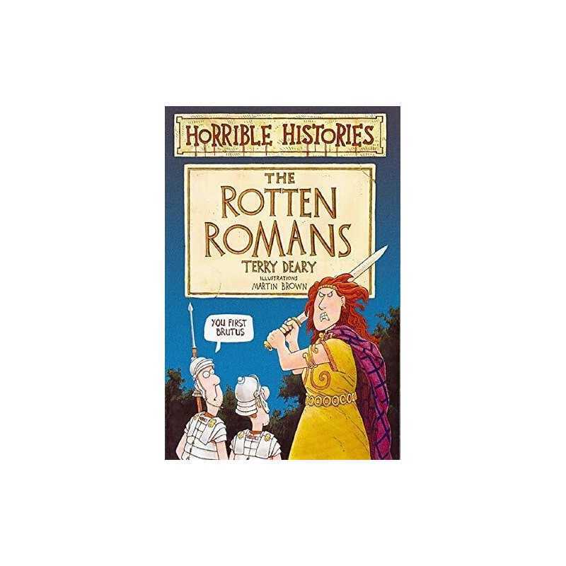 The Rotten Romans (Horrible Histories) by Terry Deary Paperback Book