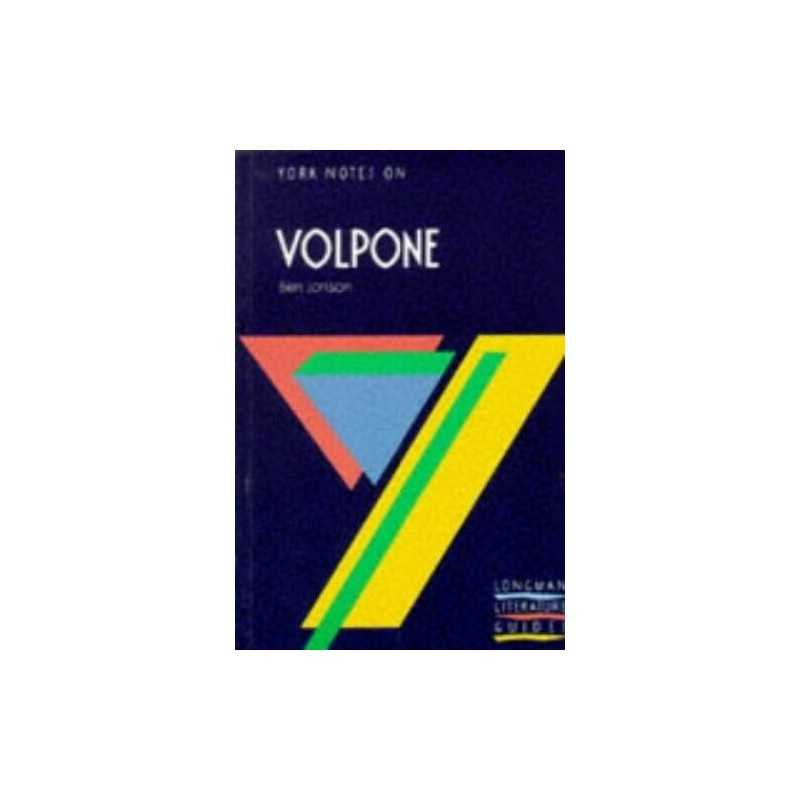 York Notes on Ben Jonsons Volpone by Douglas Duncan Paperback Book