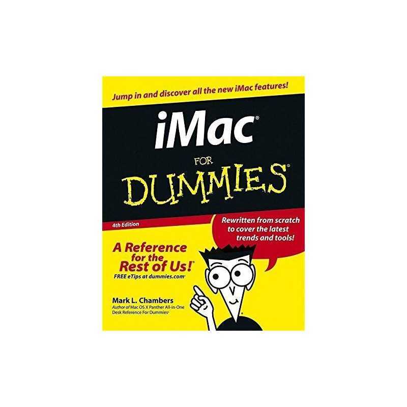 iMac For Dummies by Chambers, Mark L. Paperback Book