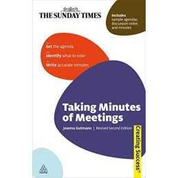 Taking Minutes of Meetings (Creating Success) by Gutmann, Joanna Paperback Book
