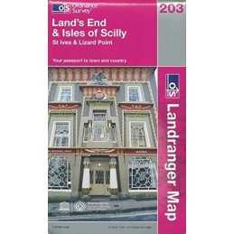 Lands End & Isles of Scilly, St Ives & Lizard Point (OS L... by Ordnance Survey