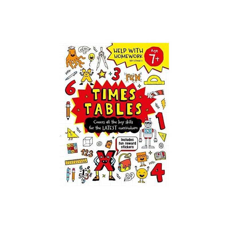 Help With Homework Age 7+: Times Tables (HWH Expert 7+) by autumn (AUU29) Book