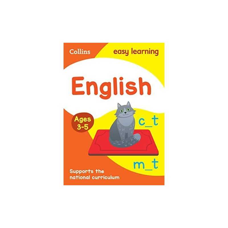 English Ages 3-5: Prepare for school with easy home l... by Collins Easy Learnin