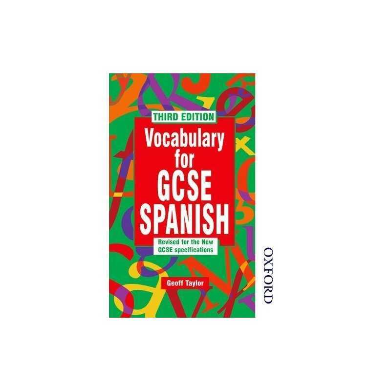Vocabulary for GCSE Spanish - 3rd Edition (Zone... by Taylor, Geoffrey Paperback