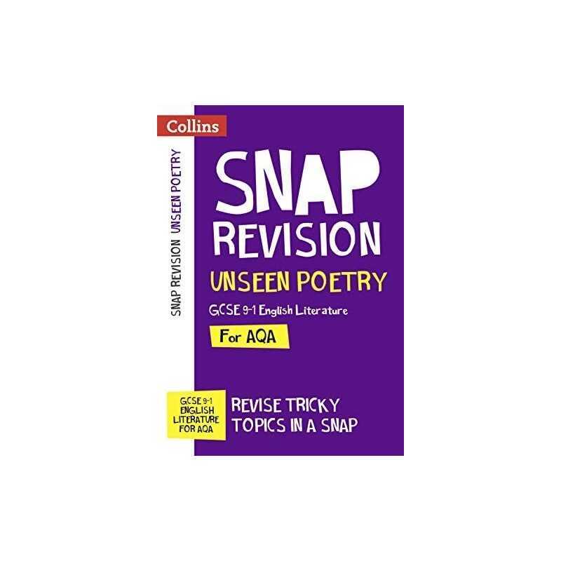 Unseen Poetry: New GCSE 9-1 English Literature AQA (Collins G... by Collins GCSE