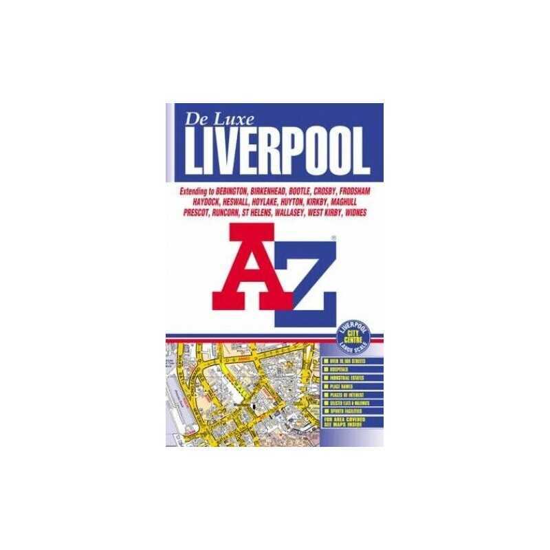 A-Z Liverpool Deluxe Street Atlas by Geographers A-Z Map Company Paperback The