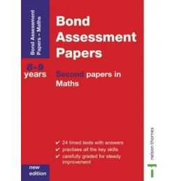 Bond Assessment Papers - Second Papers in Maths 8-... by Andrew Baines Paperback
