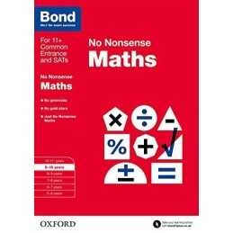Bond: Maths No Nonsense: 9-10 Years by Bond 11+ Book