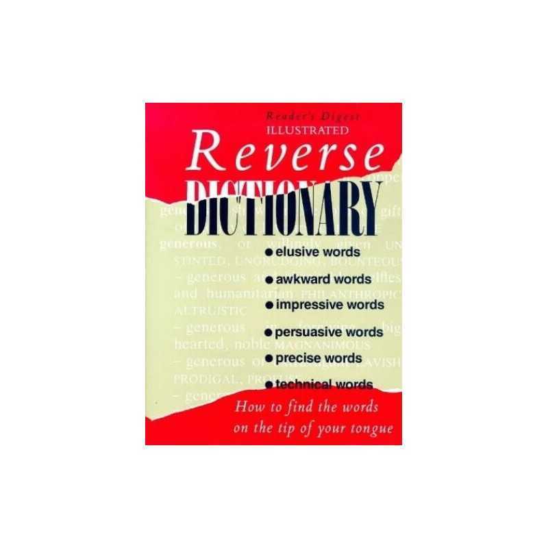 Reverse Dictionary (Readers Digest) by Readers Digest Hardback Book