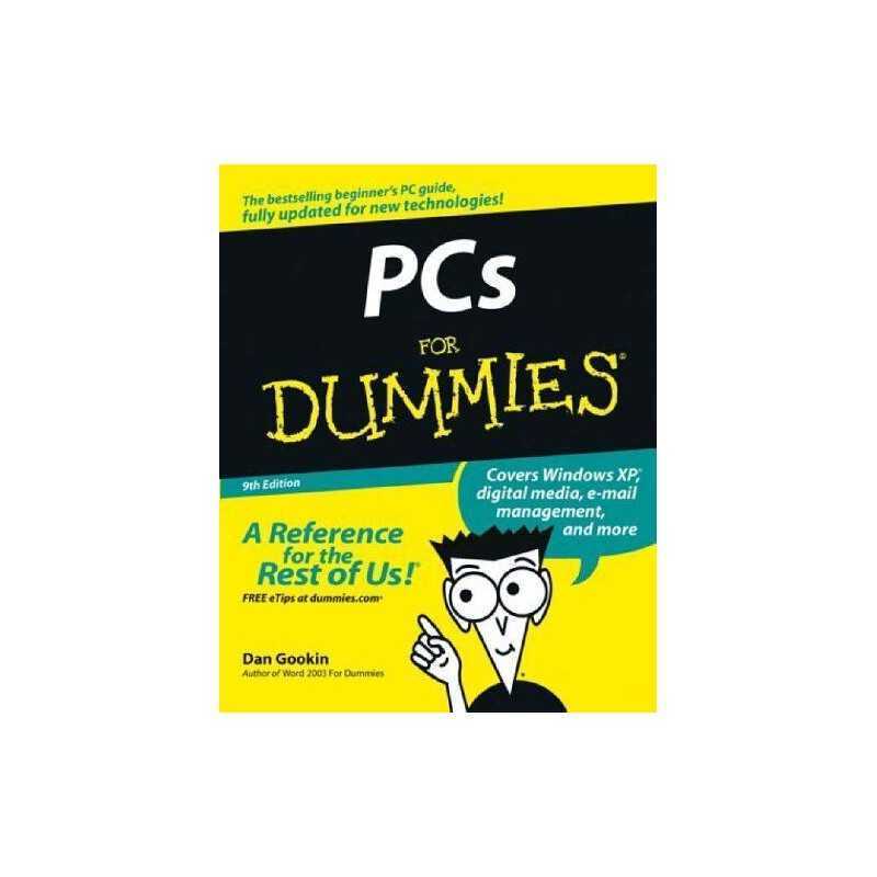 PCs for Dummies (For Dummies (Computers)) by Gookin, Dan Paperback Book The