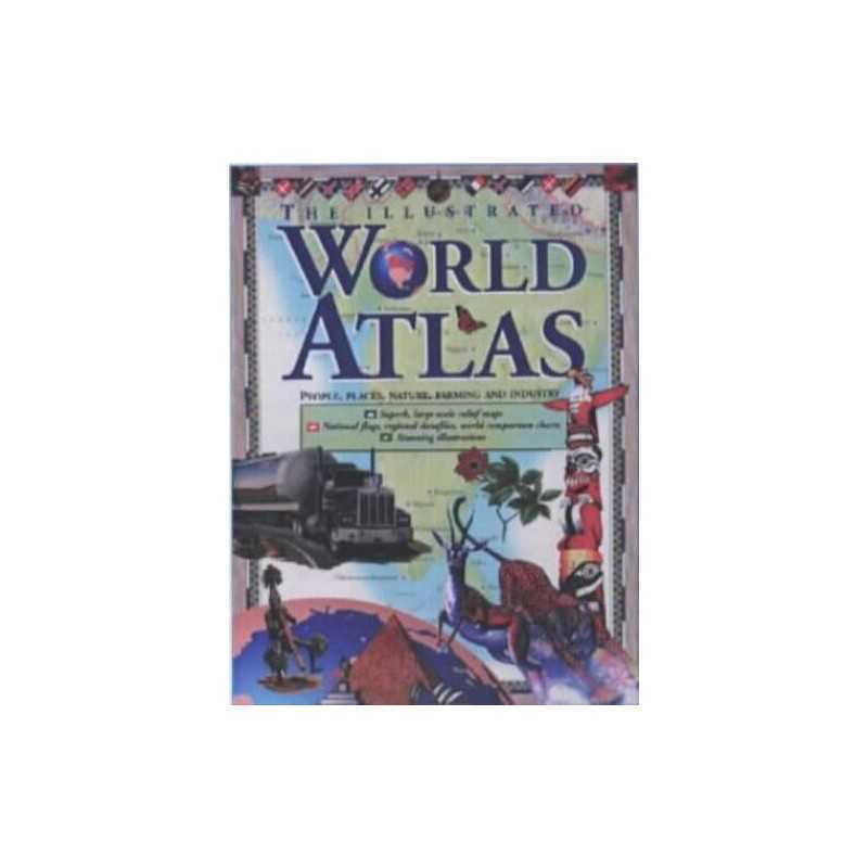 The Illustrated World Atlas by Rogers, Alisdair Hardback Book  Fast