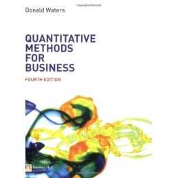 Quantitative Methods for Business by Waters, Mr Donald Paperback Book