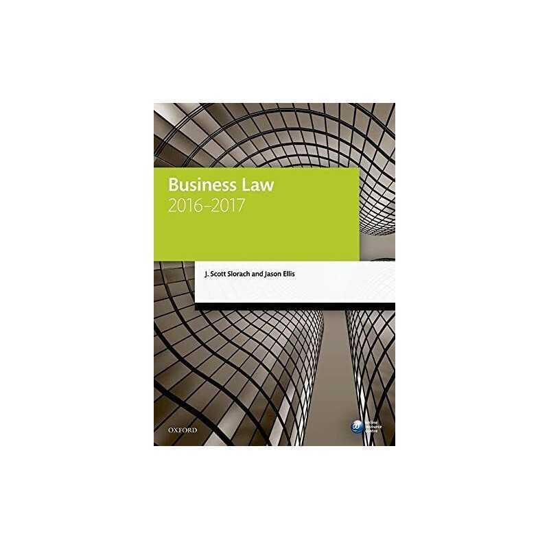 Business Law 2016-2017 (Blackstone Leg..., Ellis, Jason