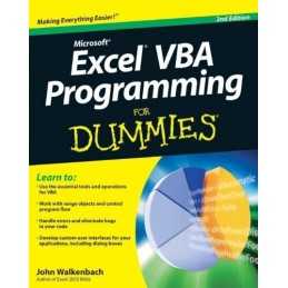 Excel VBA Programming for Dummies by Walkenbach, John Paperback Book