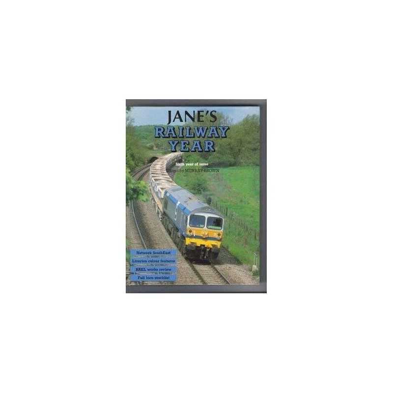Janes Railway Year 1987 Hardback Book