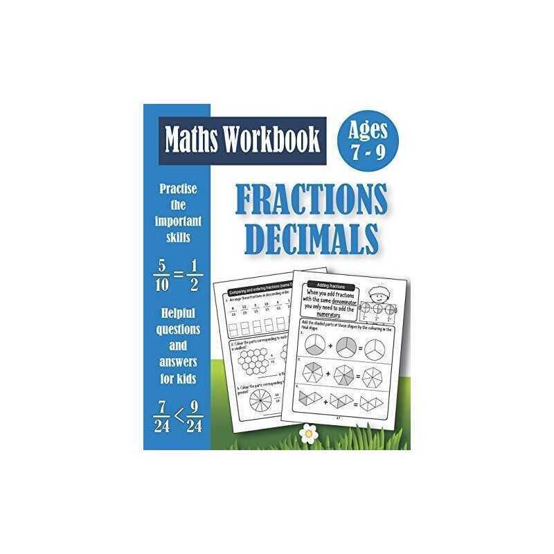 Fractions And Decimals Workbook For..., Publishing, Mat