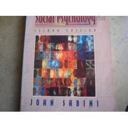 Social Psychology by Sabini, John Paperback Book