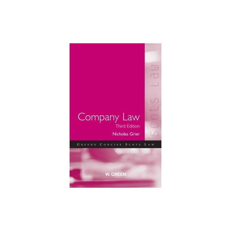 Company Law, Nicholas Grier