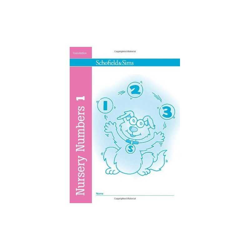 Nursery Numbers Book 1: Early Years F..., Sally Johnson