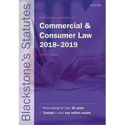 Blackstones Statutes on Commercial & Consumer Law 2018-2019 (Blackstones Statu